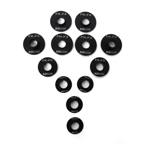 パーツ SKIPPER BLOX BLOX Racing 16-21 FK Civic - Front - 12 Pieces Subframe Hard