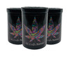 Tie Dye Swirlly Pot Leaf Fresh Kettle Child Resistant Container 3 Count