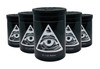 Illuminati Symbol Fresh Kettle Pop Top Smell Proof Container 5 Count