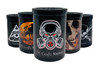 Illuminati, Crow, Radioactive, Smoke Skull, and Jolly Roger Fresh Kettle Pop Top Smell Proof Container 5 Count Variety