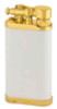 IM Corona Old Boy White Matte with Gold Plate Lighter