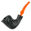 Nording Tobacco Smoking Pipe Black/Orange Smooth FH * Main Image