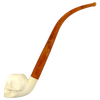 Servi Meerschaum Tobacco Smoking Pipe 200 Churchwarden Skull * Main Image