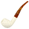 Servi Meerschaum Tobacco Smoking Pipe 200 Billiard Bent Lattice * Main Image