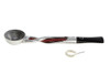 Falcon Pipe Red Twist Chrome Straight Stem