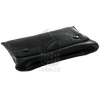 Black Leather Snap Combo Pouch