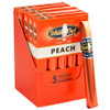White Owl Blunts Peach Cigars - 4.75 x 42 (5 Packs of 5) *Box