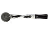 Falcon Pipe Black Twist Chrome Straight Stem