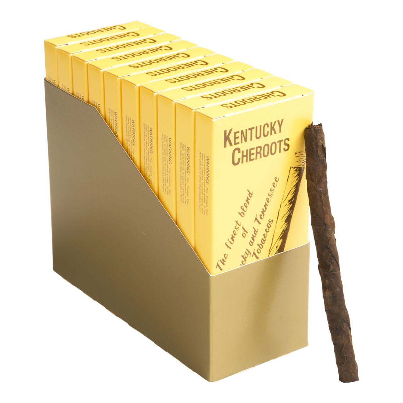 Kentucky Cheroots Cigars - 5.5 x 32 (10 Packs of 4 (40 total)) *Box