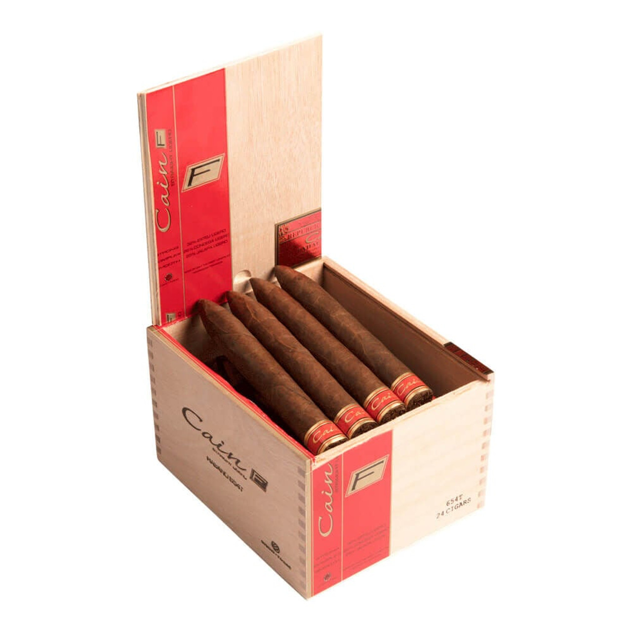 Oliva Cain F 654 Torpedo Cigars - 6 x 54 (Box of 24) Open