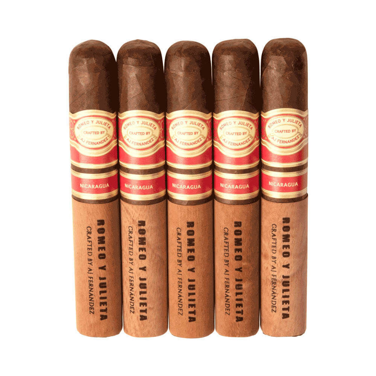 Romeo y Julieta Crafted by AJ Fernandez Gordo Cigars - 6 x 60 (Pack of 5) *Box