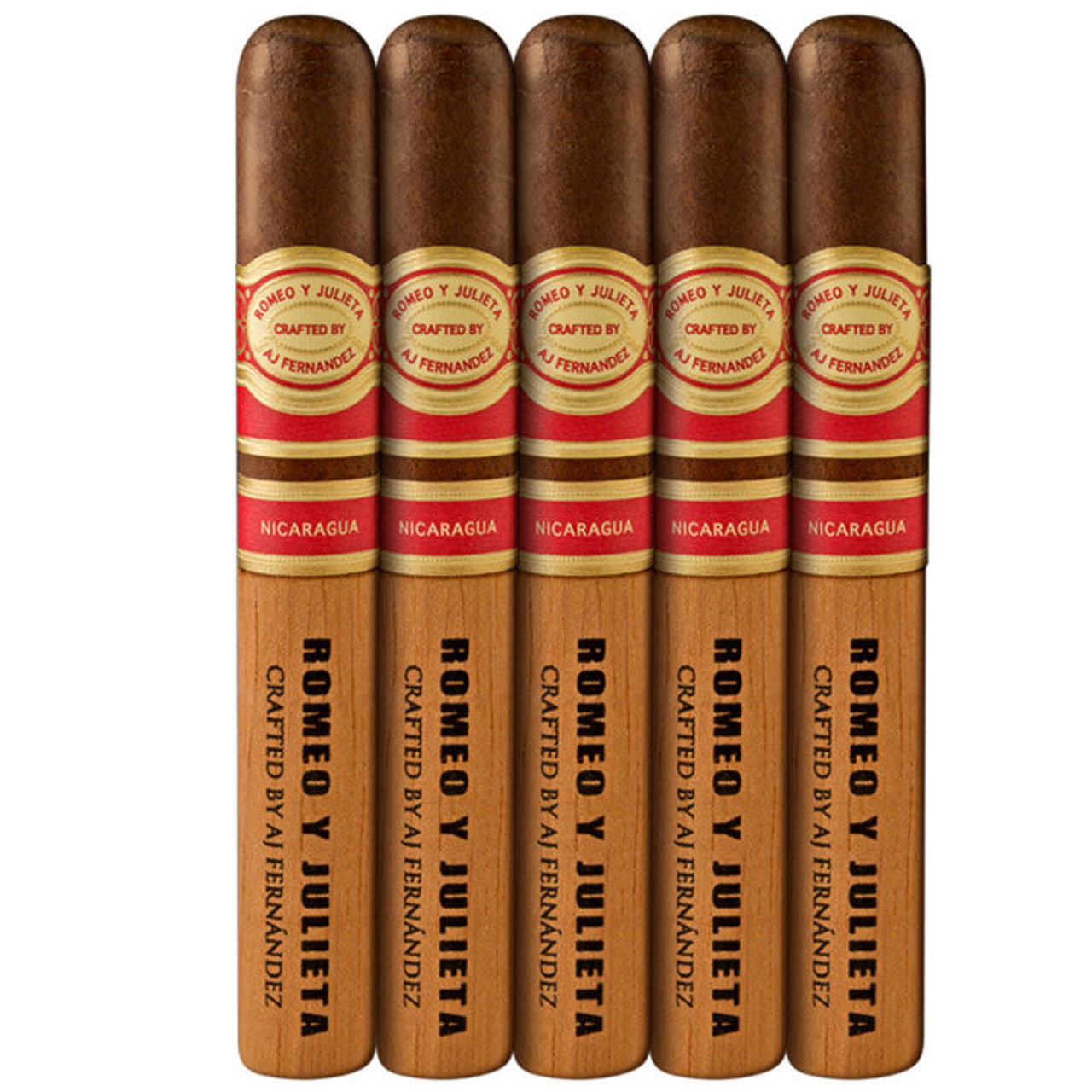 Romeo y Julieta Crafted by AJ Fernandez Toro Cigars - 6 x 52 (Pack of 5) *Box