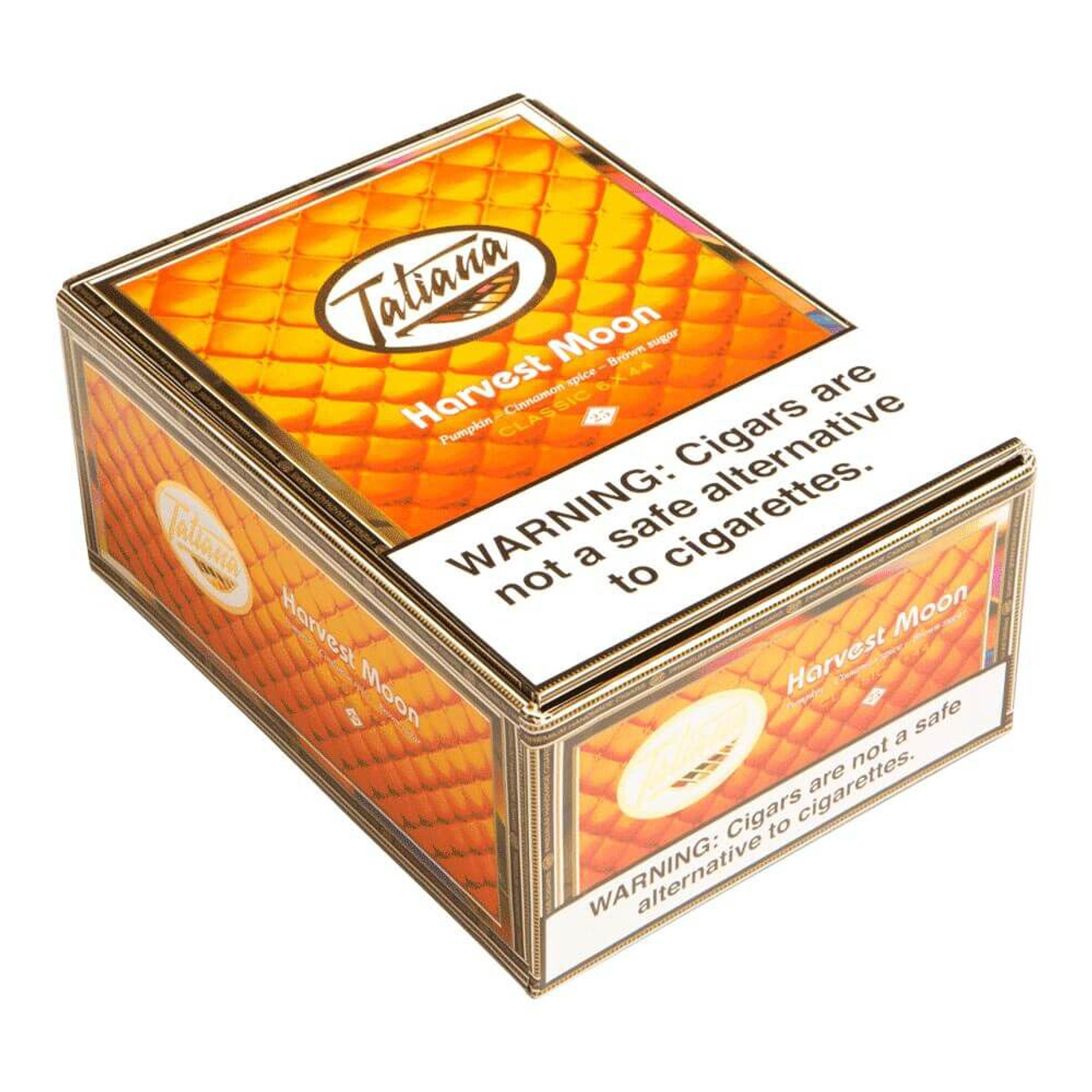 Tatiana Classic Harvest Moon Cigars - 6 x 44 (Box of 25) *Box