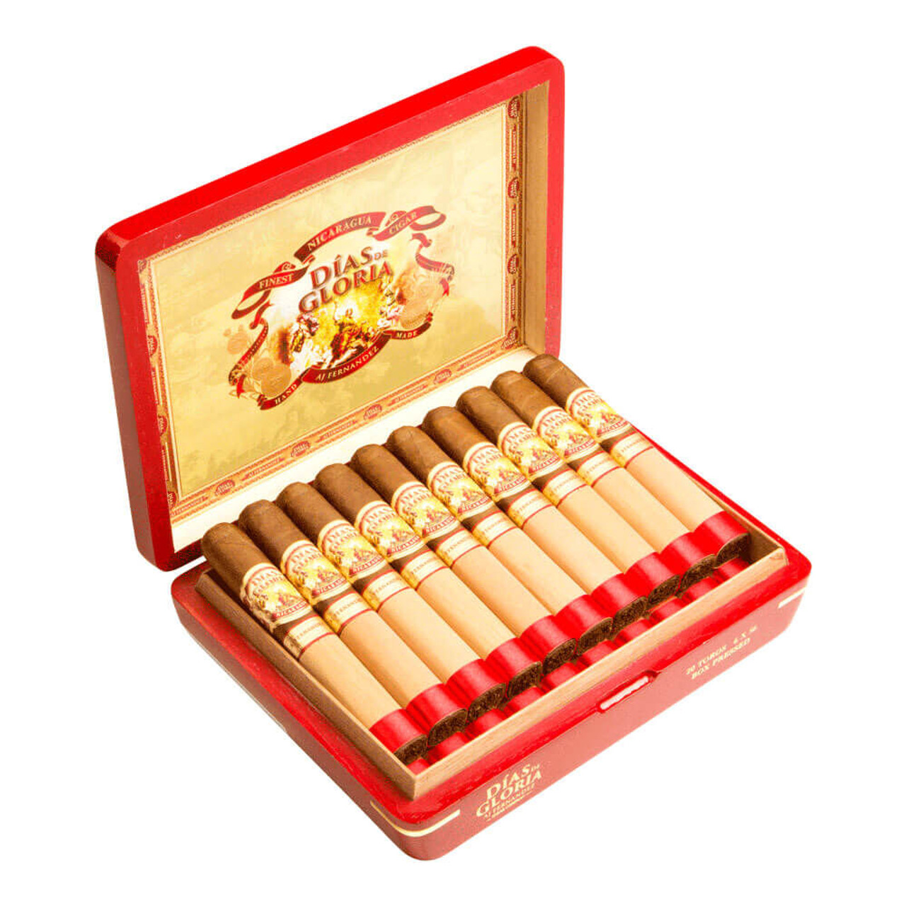 AJ Fernandez Dias de Gloria Toro Cigars - 6 x 56 (Box of 20) Open