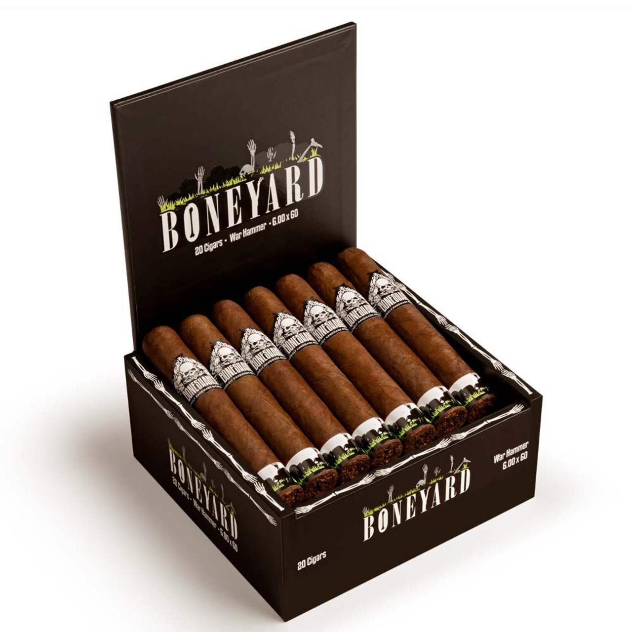 Boneshaker Boneyard Mace Cigars - 5 x 52 (Box of 20) Open