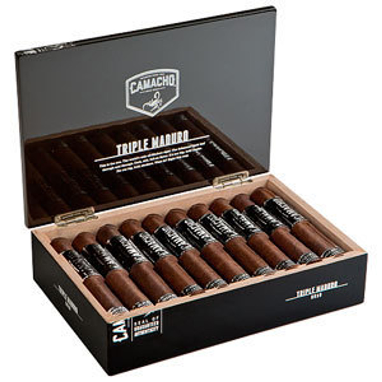 Camacho Triple Maduro Robusto Cigars - 5.0 x 50 (Box of 20) *Box