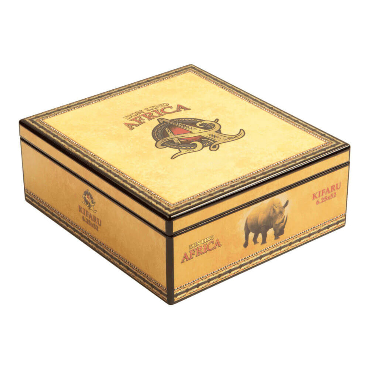 Don Lino Africa Belicoso Kifaru Cigars - 6.25 x 52 (Box of 20) *Box