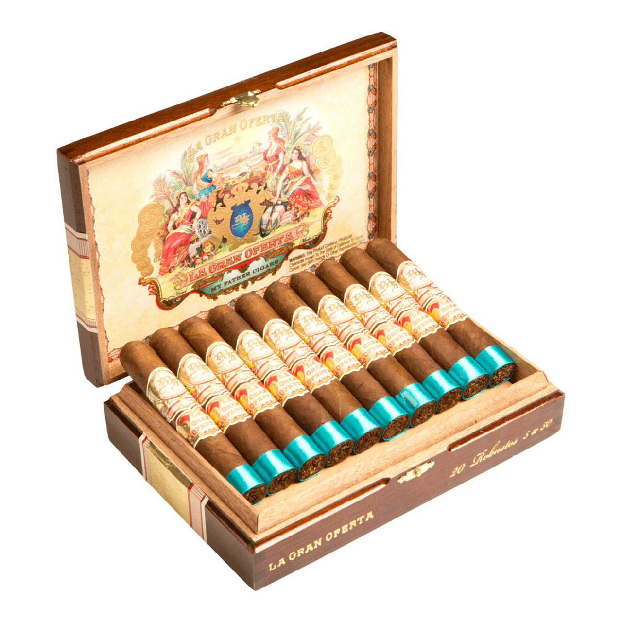 My Father La Gran Oferta Robusto Cigars - 5.0 x 50 (Box of 20) Open