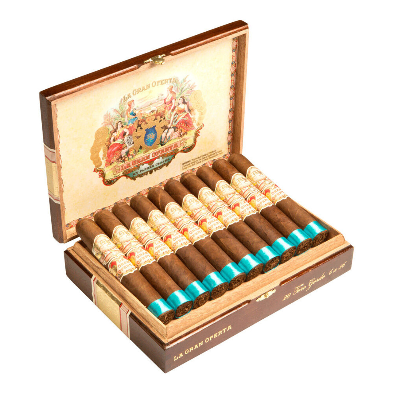 My Father La Gran Oferta Toro Gordo Cigars - 6.0 x 56 (Box of 20) Open