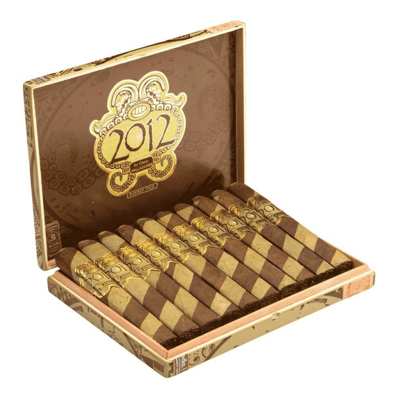 Oscar Valladares 2012 Barber Pole Toro Cigars - 6 x 52 (Box of 10) Open