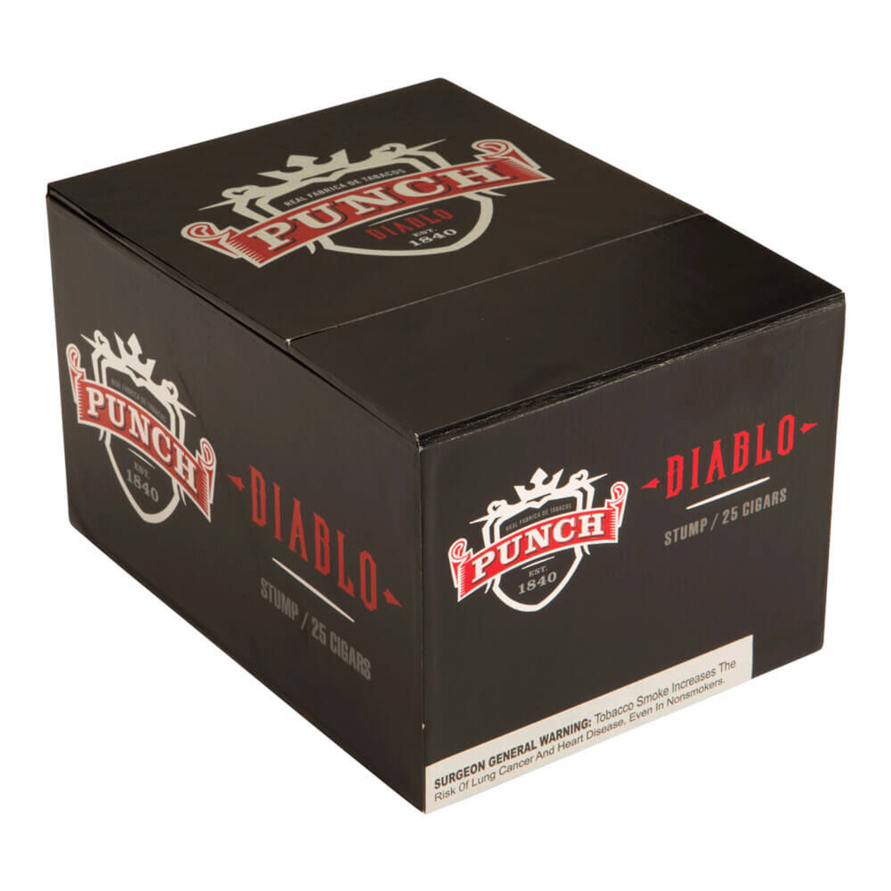 Punch Diablo Stump Cigars - 4.5 x 60 (Box of 25) *Box