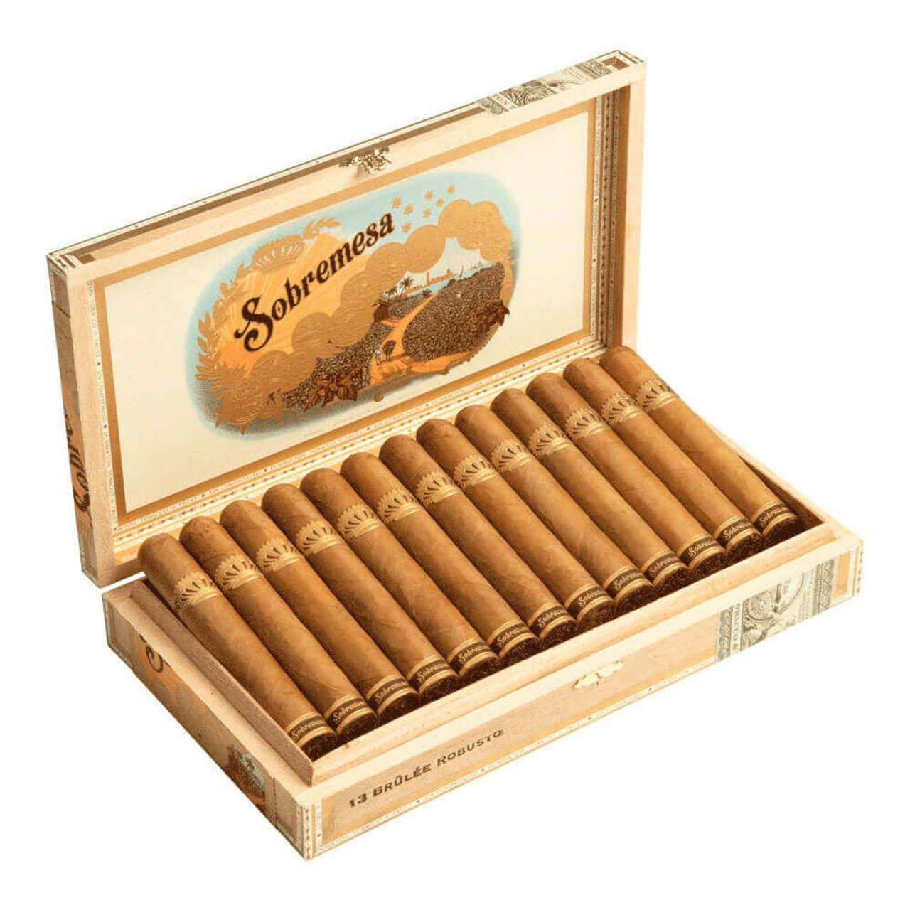 Sobremesa Brulee Toro 2019 Cigars - 6 x 52 (Box of 13) Open