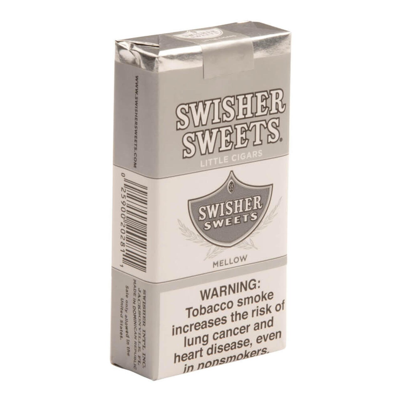 Swisher Sweets Filtered Cigars Silver - 3.75 x 24 (10 Packs of 20 (200 total)) Open