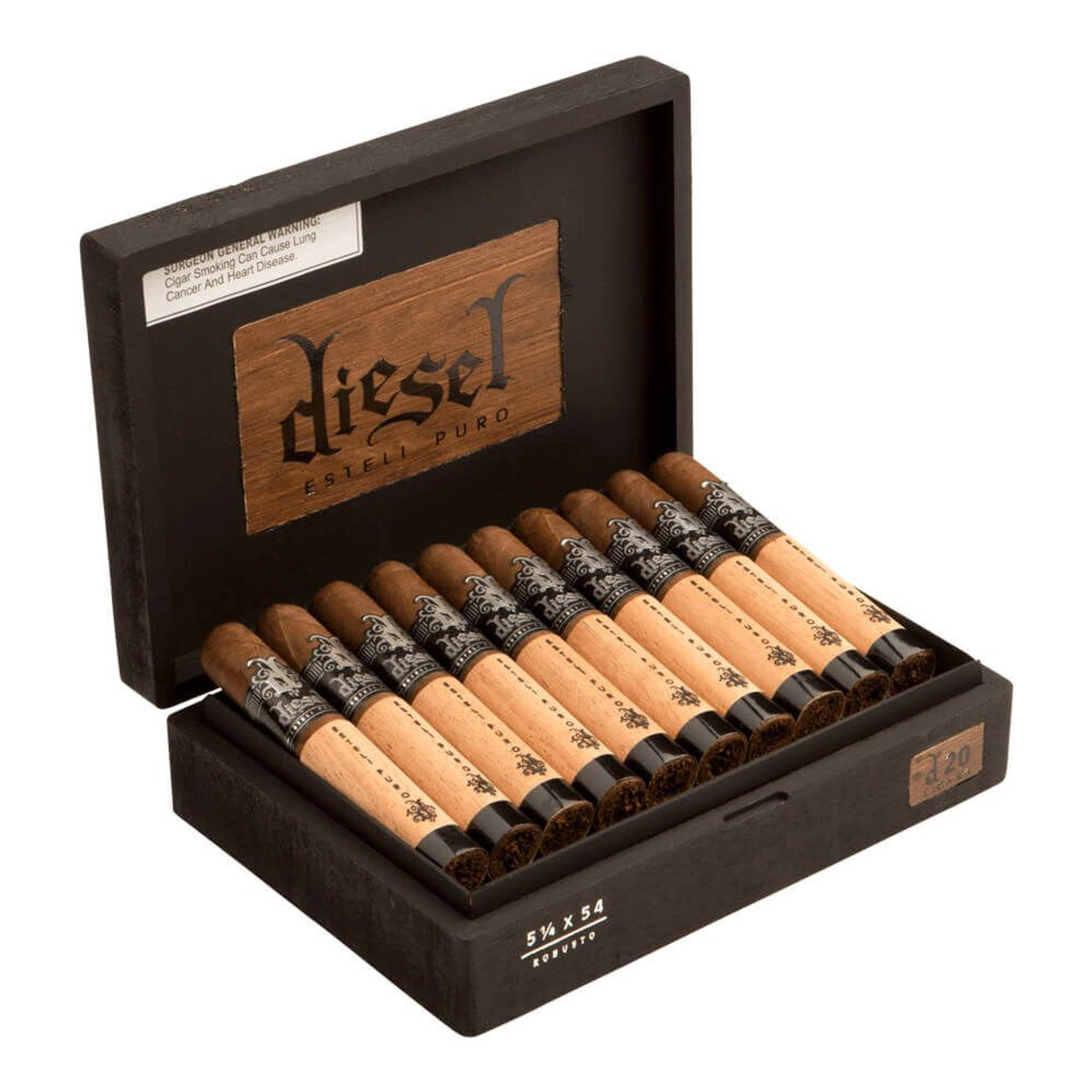 Diesel Esteli Puro Robusto Cigars - 5.25 x 54 (Box of 20)