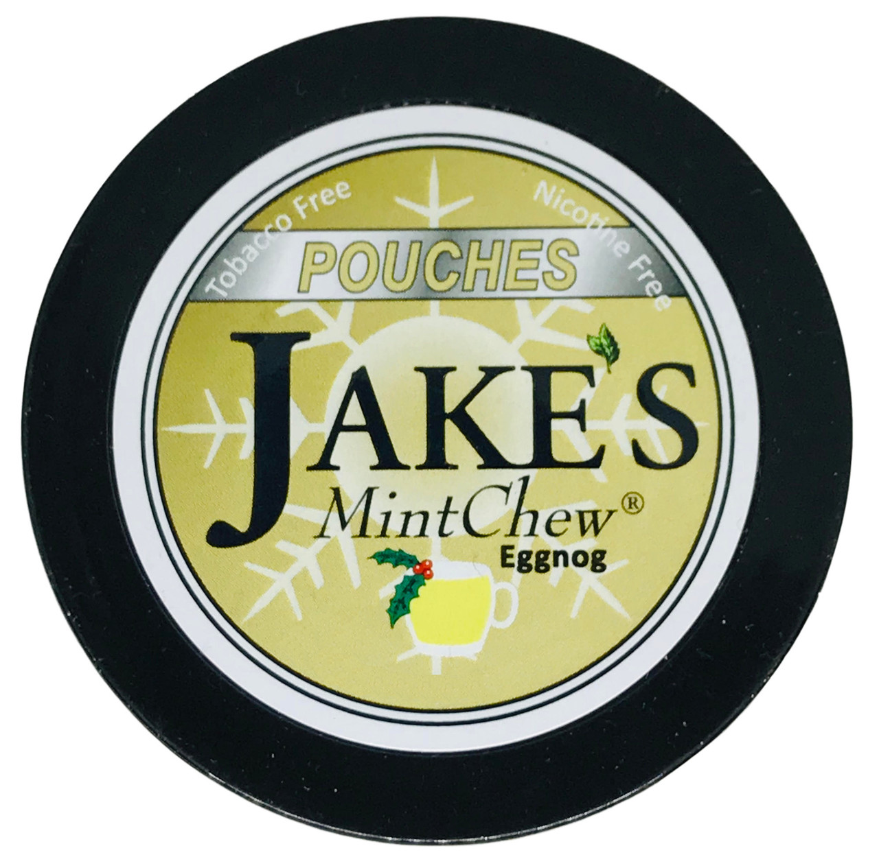 Jake's Mint Herbal Chew Pouches Eggnog 1 Can