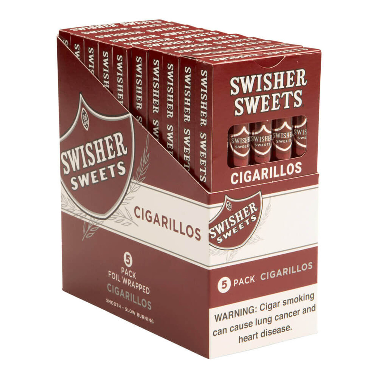 how many packs of swishers come in a box