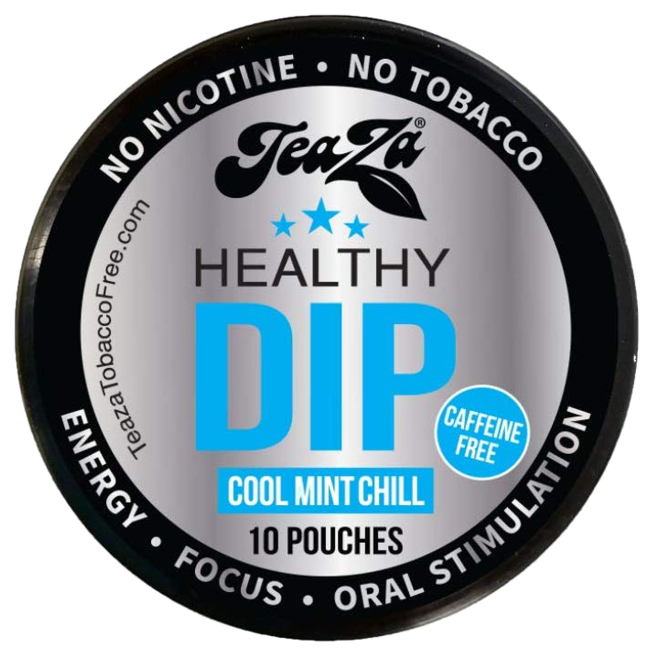 Teaza Energy Dip Pouches Cool Mint 1 Can