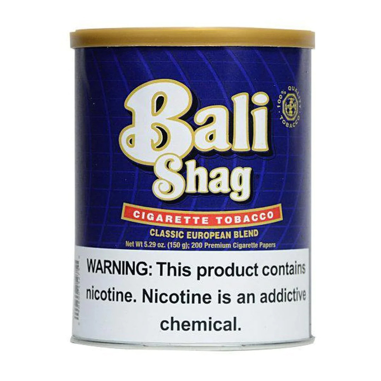 Bali Shag Can Navy Tobacco - 5.29 Oz