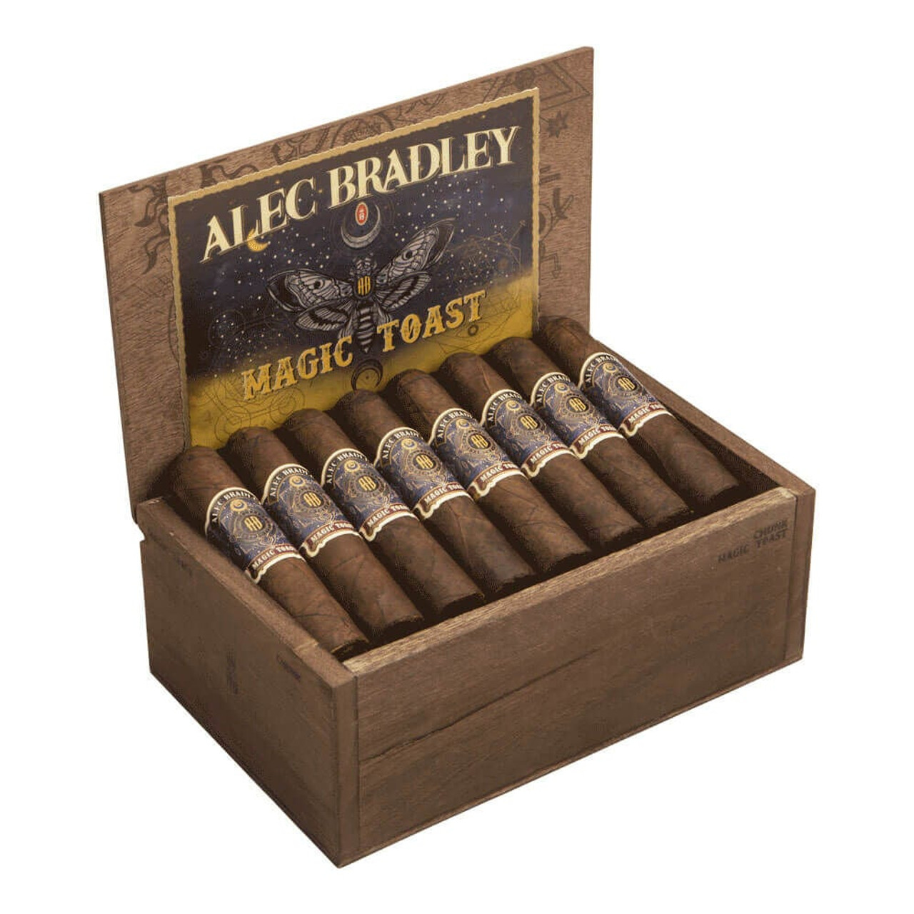 Alec Bradley Magic Toast Chunk Cigars - 4.5 x 60 (Box of 24) Open