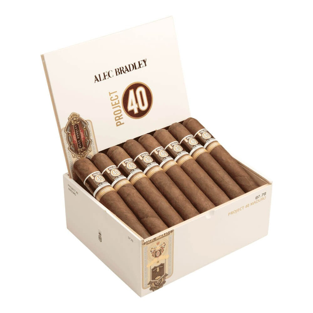 Alec Bradley Project 40 07.70 Maduro Cigars - 7 x 70 (Box of 24) Open