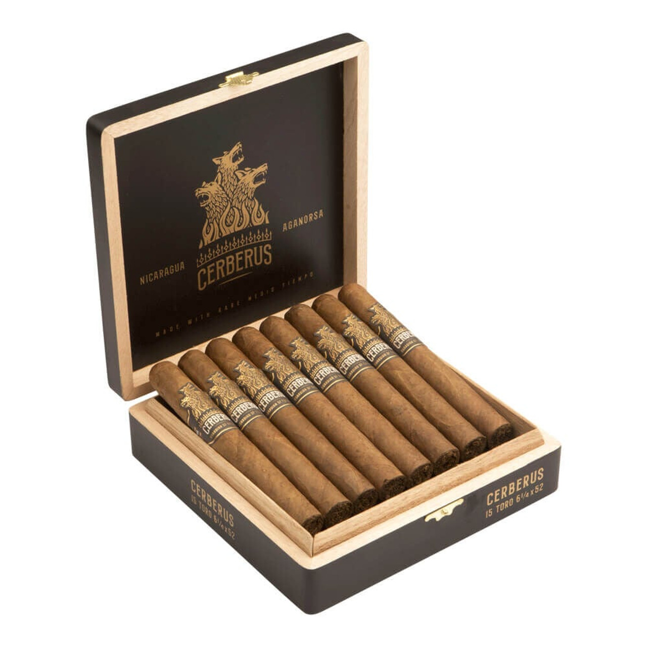 Casa Fernandez Guardian Of The Farm Cerberus Toro Cigars - 6.25 x 52 (Box of 15) Open