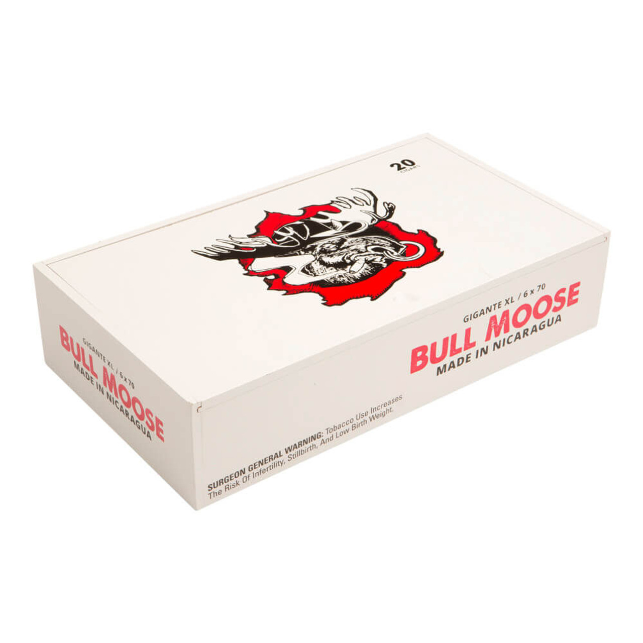 Chillin' Moose Bull Moose Gigante XL Cigars - 6 x 70 (Box of 20) *Box