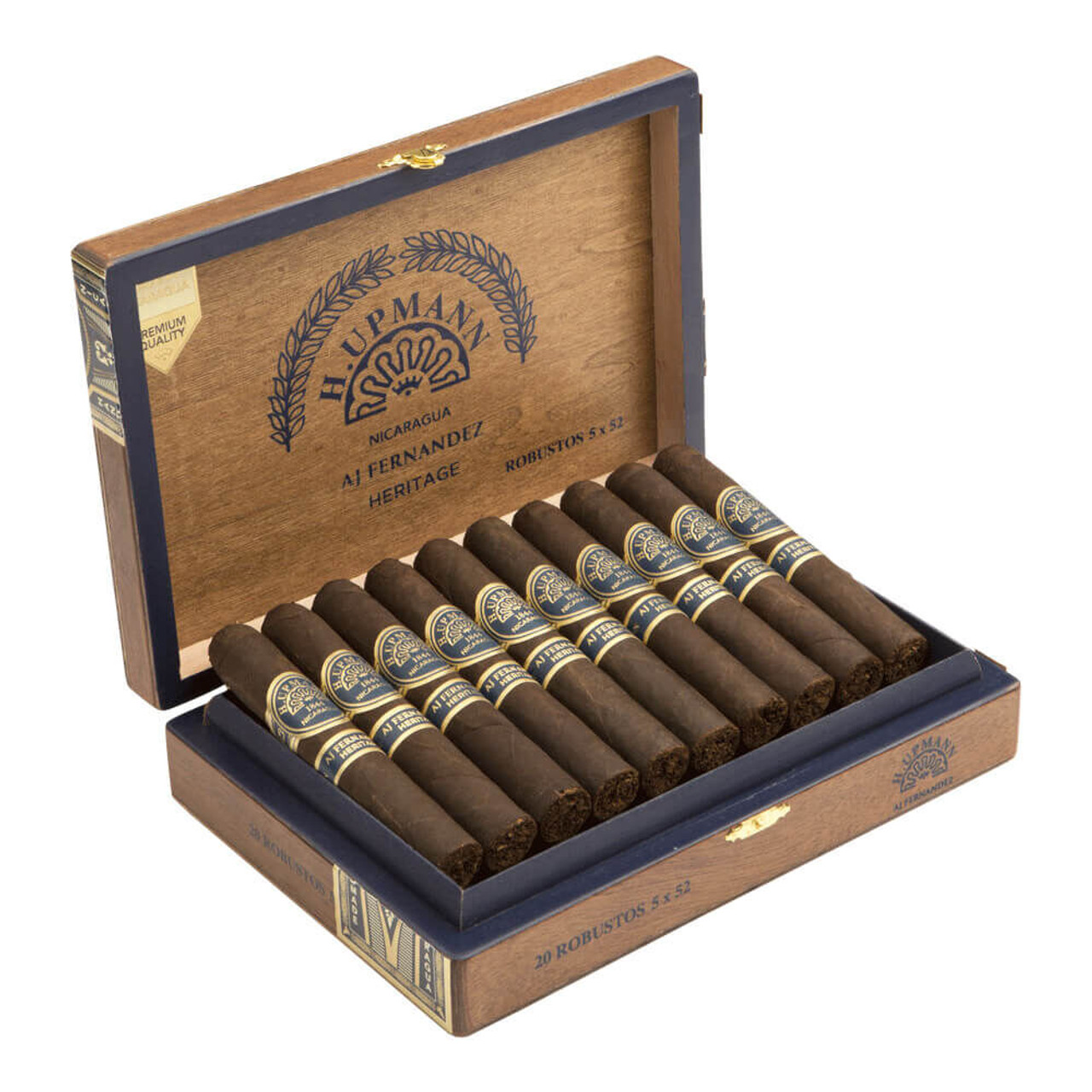 Nicaragua Heritage by AJ Fernandez Robusto Cigars - 5 x 52 (Box of 20) Open
