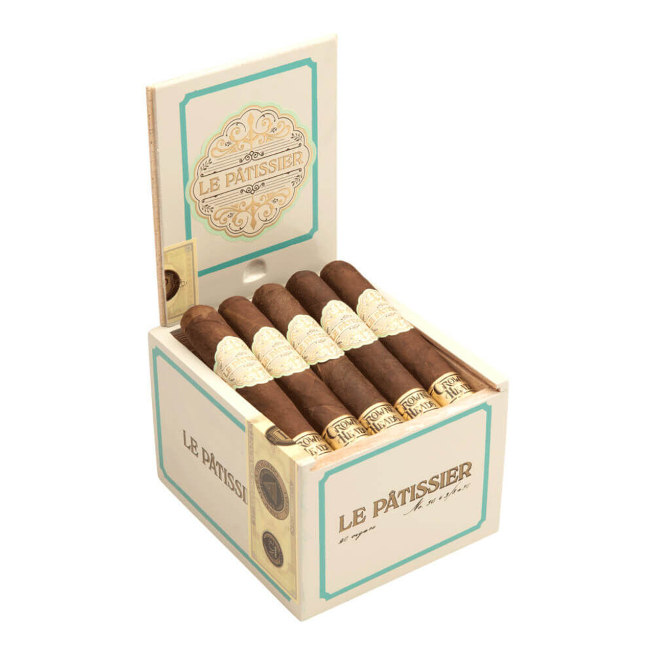 Crowned Heads Le Patissier Canonazo Cigars - 5.88 x 52 (Box of 25) Open