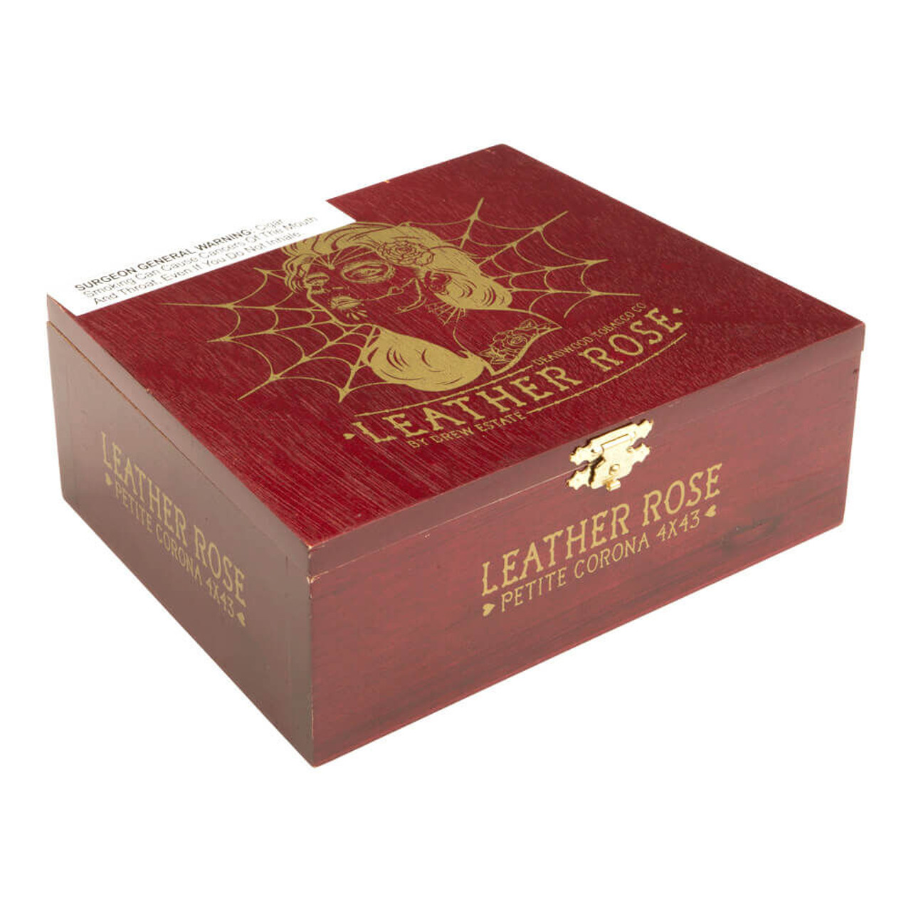 Deadwood Tobacco Co. Leather Rose Peitie Corona Cigars - 4 x 43 (Box of 24) *Box