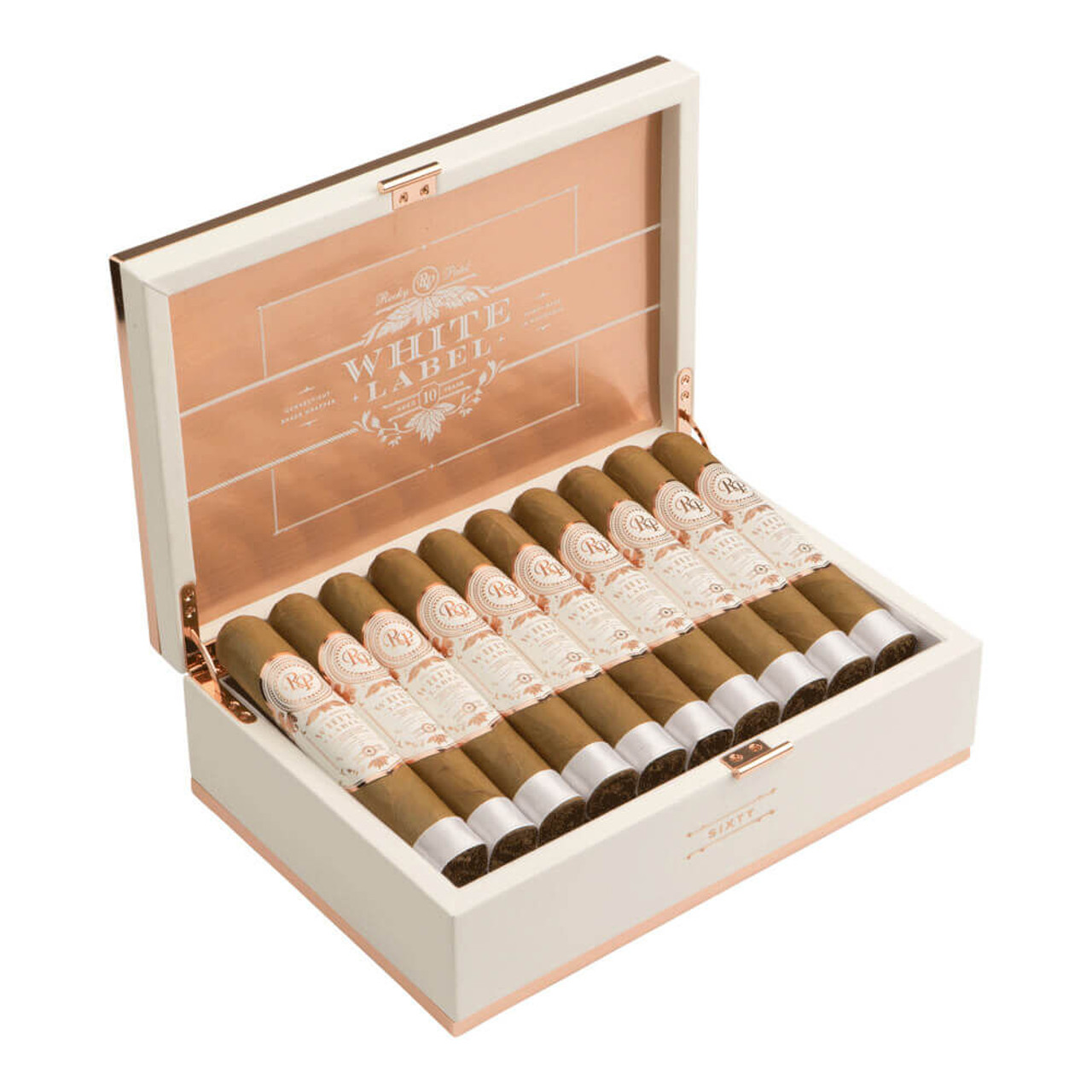 Rocky Patel White Label Sixty Cigars - 6 x 60 (Box of 20) Open