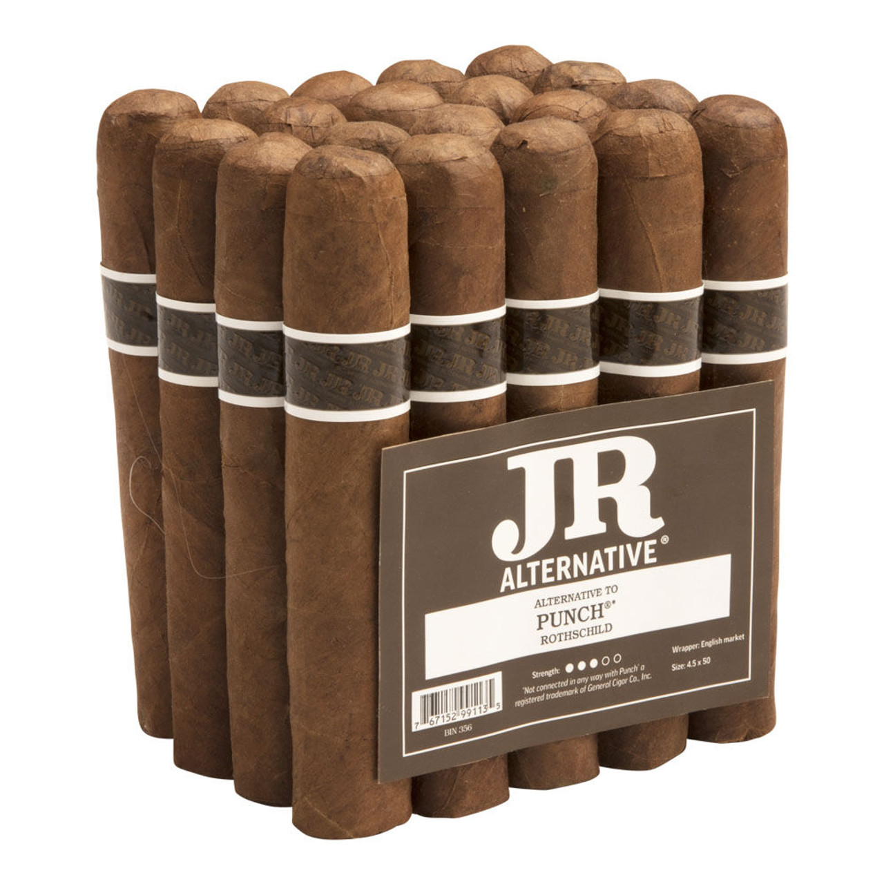 JR Nicaraguan Alternative Punch Rothschild EMS Cigars - 4.5 x 50 (Bundle of 20)*Box