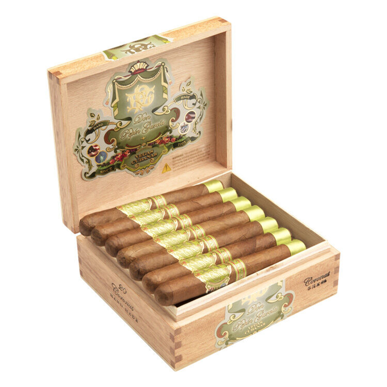 Don Pepin Vegas Cubanas Coronas Cigars - 5.5 x 44 (Box of 20) Open