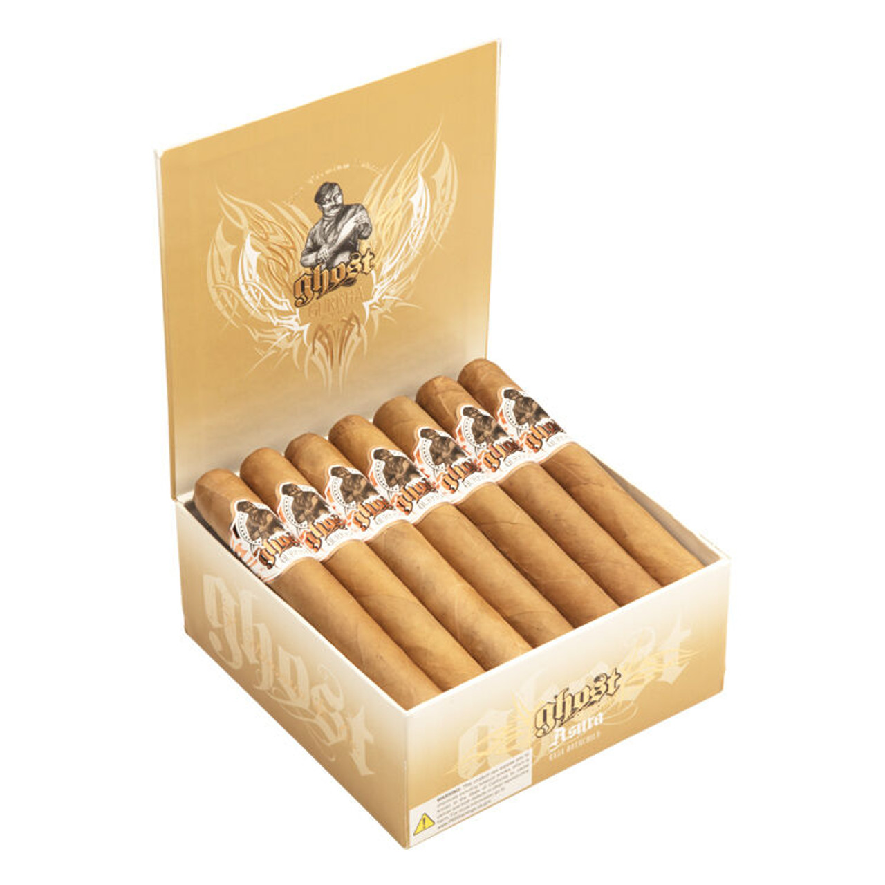 Gurkha Ghost Connecticut Asura Cigars - 6 x 54 (Box of 21) Open