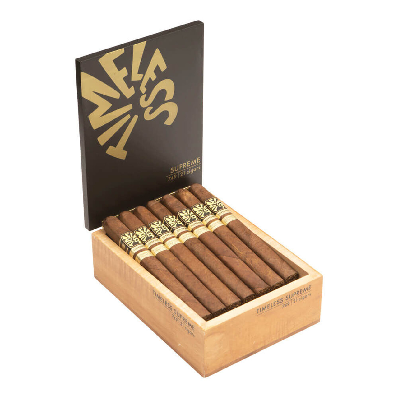 Ferio Tego Timeless Supreme Supreme 749 Cigars - 7 x 50 (Box of 21) Open
