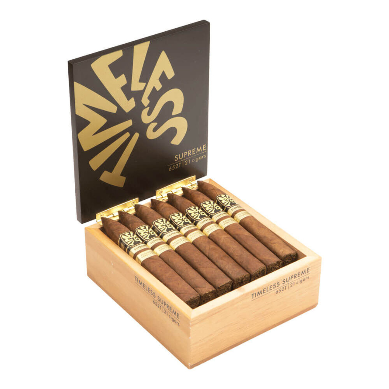 Ferio Tego Timeless Supreme Supreme 652T Cigars - 6 x 52 (Box of 21) Open