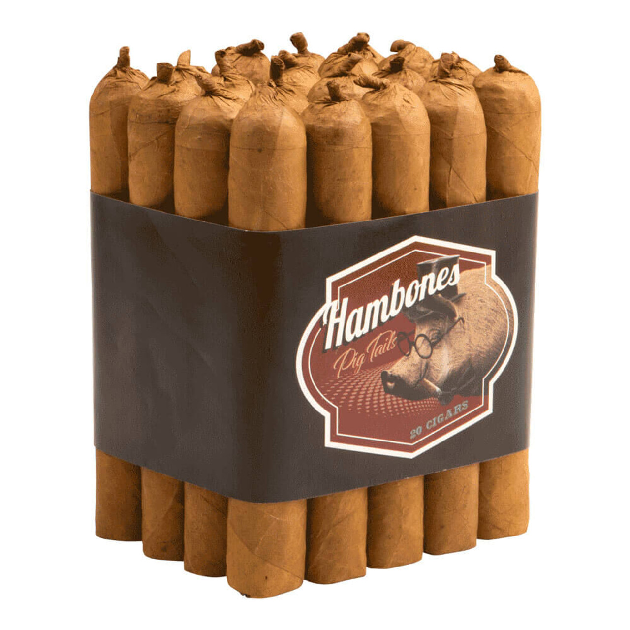 Hambones Connecticut Robusto Cigars - 5 x 50 (Bundle of 20) *Box