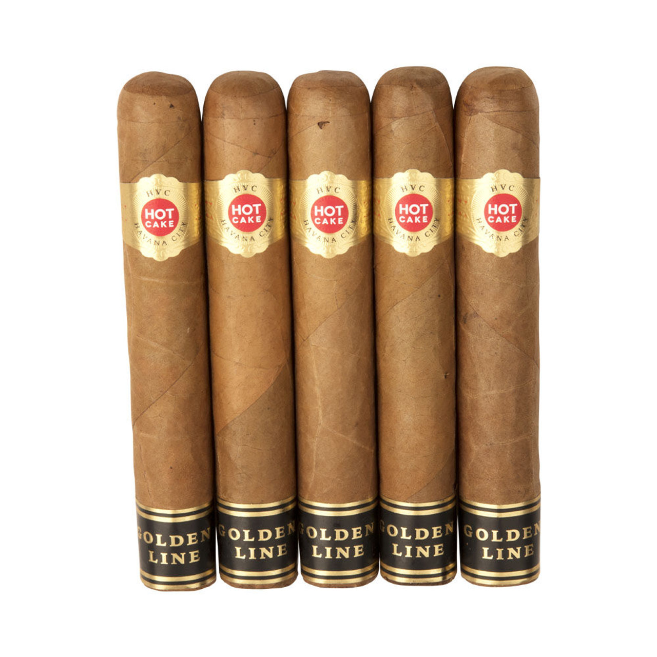 HVC Hot Cake Golden Line Connecticut Gran Canon Cigars - 6 x 60 (Pack of 5) *Box