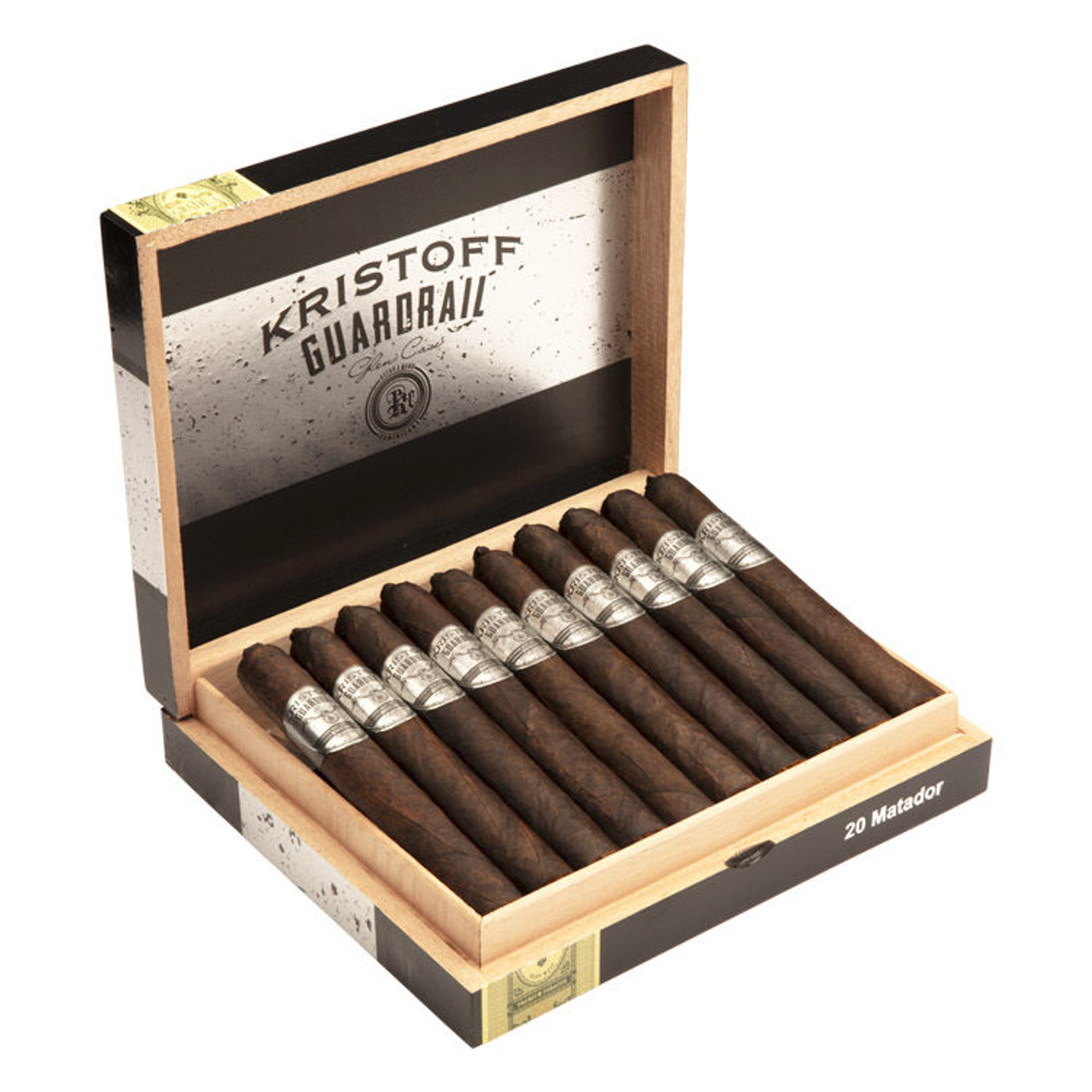 Kristoff Guardrail Matador Cigars - 6.5 x 56 (Box of 20) Open