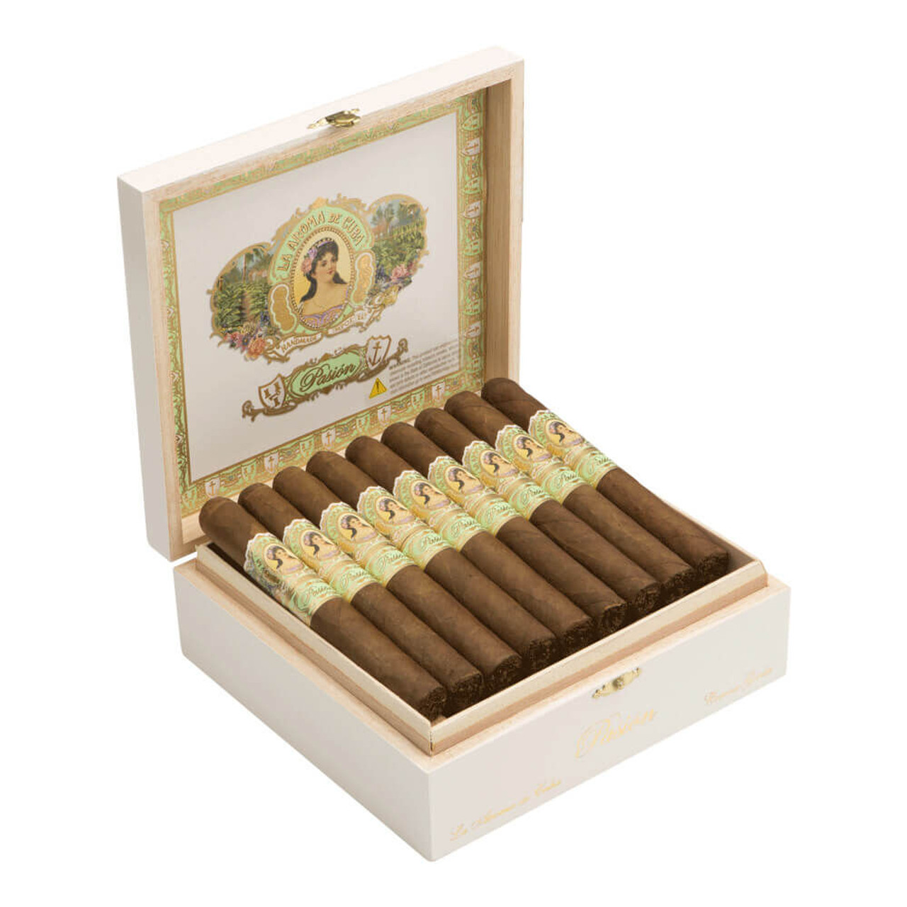 La Aroma de Cuba Pasion Corona Gorda Cigars - 5.62 x 46 (Box of 25) Open