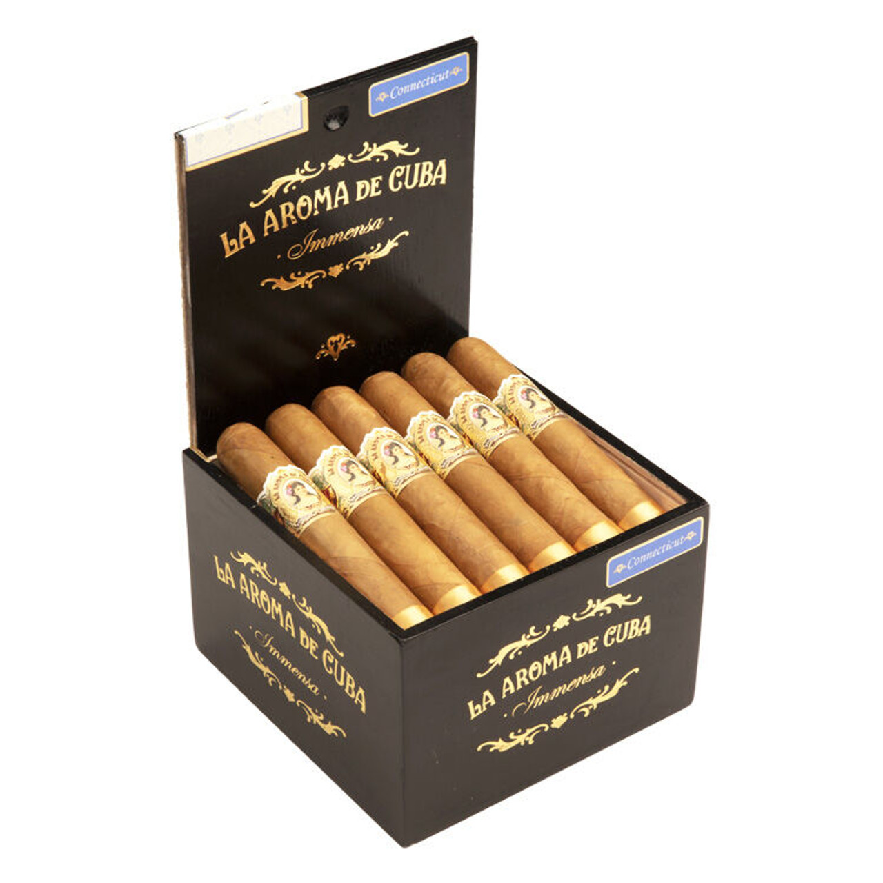 La Aroma de Cuba Connecticut Immensa Cigars - 5.75 x 60 (Box of 24) Open La Aroma de Cuba Connecticut Immensa Cigars - 5.75 x 60 (Box of 24) Open